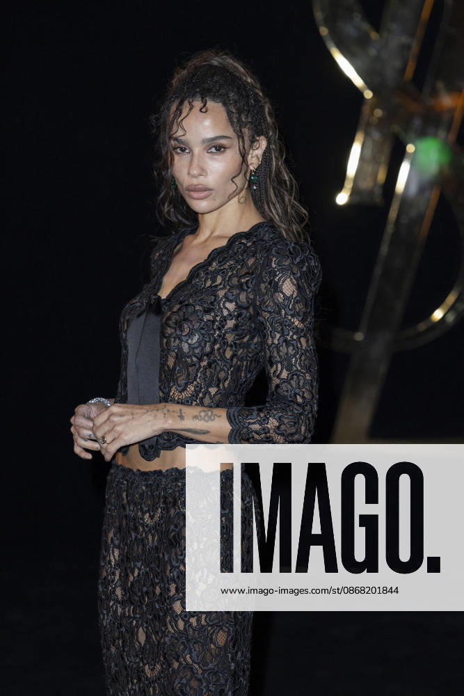 Zoë Kravitz at the Saint Laurent Women’s Ready-to-Wear Spring Summer 2027 show photocall during Paris Fashion Week (PFW) at the Trocadéro Fountain in Paris, France, on September 29, 2026 Olivier Borde Bestimage photocall for the Saint Laurent Women’s Ready-to-Wear Spring Summer 2027 show during Paris Fashion Week (PFW) at the Trocadéro Fountain in Paris, France, on September 29, 2026 France