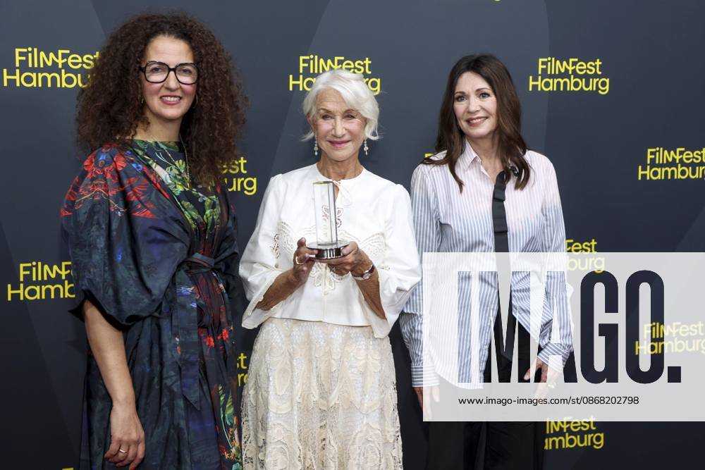 ABB FILMFEST Malika Rabahallah, Helen Mirren, Iris Berben, Award Ceremony for the Douglas Sirk Prize; Red Carpet at the 2026 FilmFest Hamburg at the Cinemaxx Dammtor theater in Hamburg on September 29, 2026, Hamburg, Germany