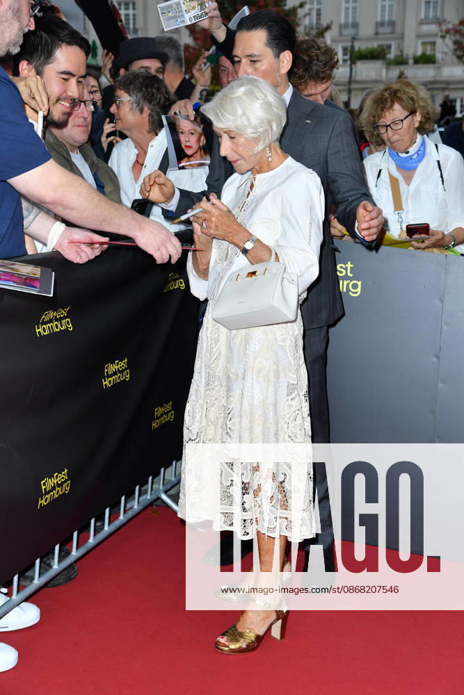 Helen Mirren at the ceremony to present the Douglas Sirk Award to Helen Mirren in Hamburg on September 29, 2026