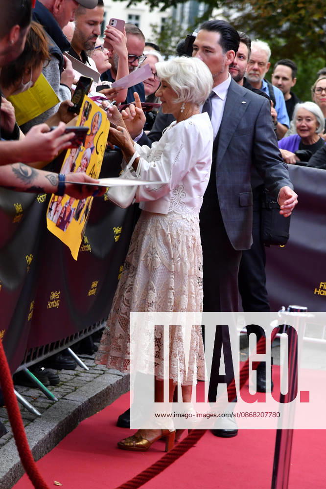 Helen Mirren at the ceremony honoring Helen Mirren with the Douglas Sirk Award in Hamburg on September 29, 2026