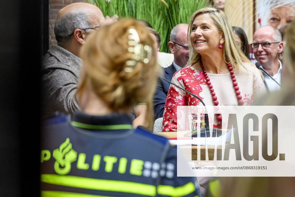 Apeldoorn, The Netherlands, 2026-10-01 14:07:36 APELDOORN, 01-10-2026, Police Academy. Queen Maxima visits the Police Academy in Apeldoorn in the context of financially sound employership. With over 67,000 employees, the National Police is one of the largest employers in the Netherlands and a member of the Foundation for Financially Healthy Netherlands (SFGN). Queen Maxima is honorary chair of this foundation. PHOTO: NLBeeld Patrick van Emst Credit: NL Beeld Patrick van Emst