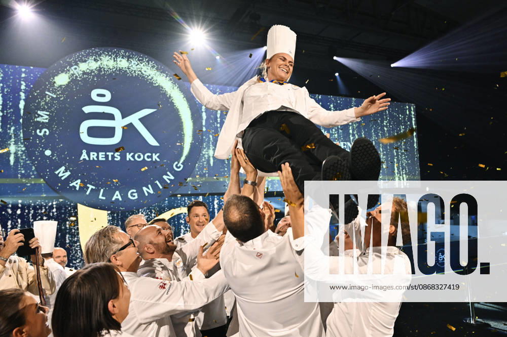 STOCKHOLM, SWEDEN 20261001 Evelina Änggren wins Chef of the Year and is honored during the 2026 Chef of the Year finals at Annexet in Stockholm STOCKHOLM SWEDEN