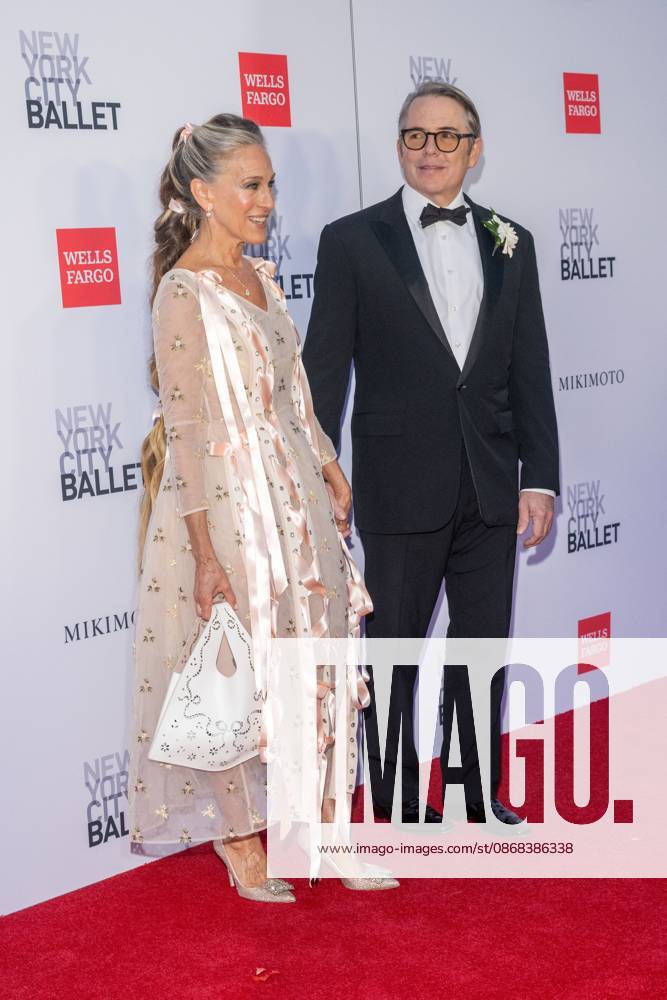 (L-R) Sarah Jessica Parker and Matthew Broderick attend.The New York City Ballet 2026 Fall Gala at David H. Koch Theater, Lincoln Center on October 01, 2026 in New York City. New York United States - ZUMAs197 20261001_aaa_s197_860