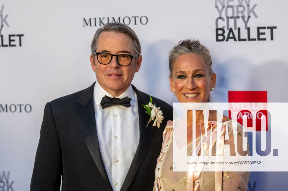 (L-R) Matthew Broderick and Sarah Jessica Parker attend.The New York City Ballet 2026 Fall Gala at David H. Koch Theater, Lincoln Center on October 01, 2026 in New York City. New York United States - ZUMAs197 20261001_aaa_s197_881