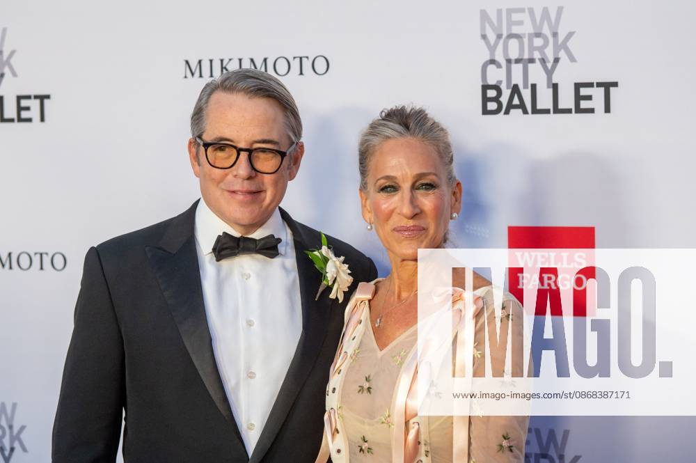 (L-R) Matthew Broderick and Sarah Jessica Parker attend.The New York City Ballet 2026 Fall Gala at David H. Koch Theater, Lincoln Center on October 01, 2026 in New York City. New York United States - ZUMAs197 20261001_aaa_s197_941