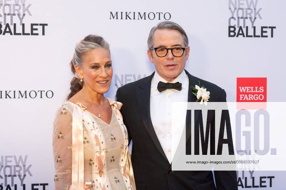 (L-R) Sarah Jessica Parker and Matthew Broderick attend.The New York City Ballet 2026 Fall Gala at David H. Koch Theater, Lincoln Center on October 01, 2026 in New York City. New York United States - ZUMAs197 20261001_aaa_s197_889