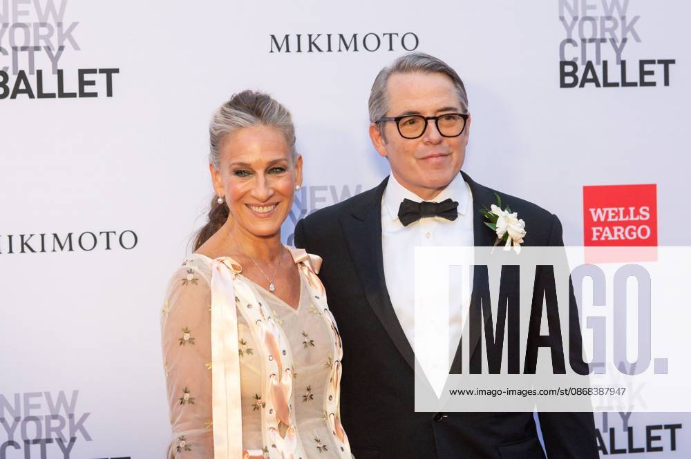 (L-R) Sarah Jessica Parker and Matthew Broderick attend.The New York City Ballet 2026 Fall Gala at David H. Koch Theater, Lincoln Center on October 01, 2026 in New York City. New York United States - ZUMAs197 20261001_aaa_s197_879