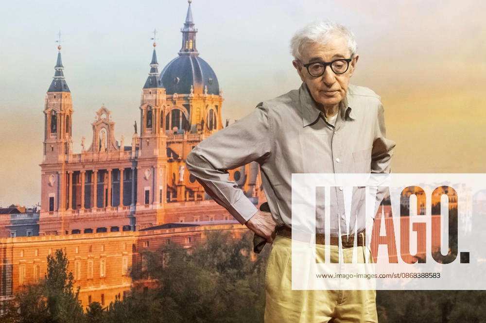 Woody Allen at the official reception marking the start of filming for the Woody Allen Fall Project 2026 at the Teatros del Canal in Madrid, October 1, 2026 Foto:Fotografosx xFuturexImagex woody_6035