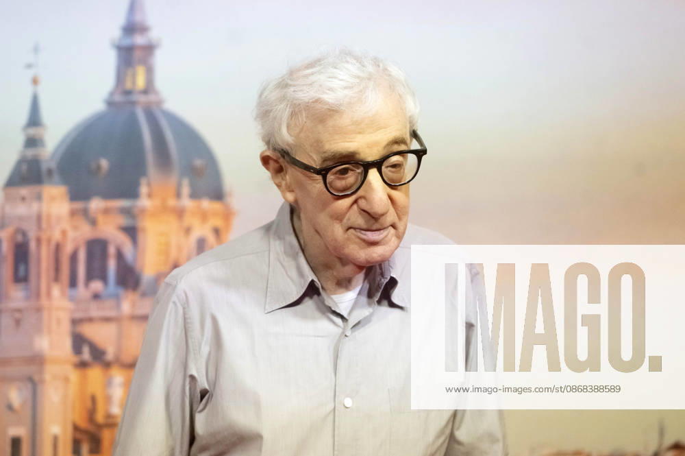 Woody Allen at the official reception marking the start of filming for the Woody Allen Fall Project 2026 at the Teatros del Canal in Madrid, October 1, 2026 Foto:Fotografosx xFuturexImagex woody_6036