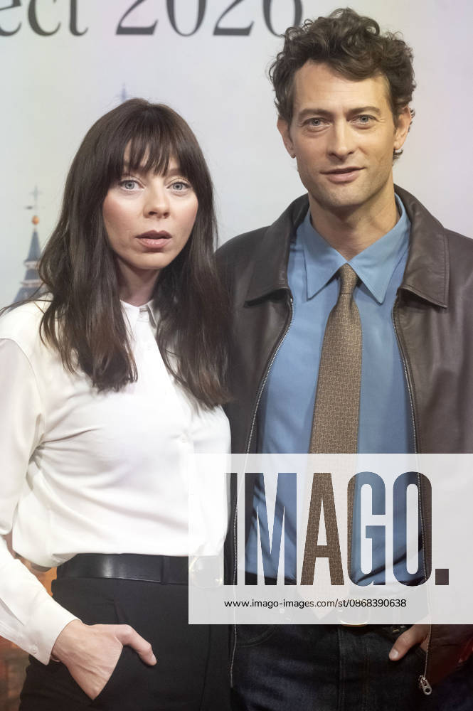 Alexi Wasser and Peter Vives at the official reception marking the start of filming for the Woody Allen Fall Project 2026 at the Teatros del Canal in Madrid, October 1, 2026 Foto:Fotografosx xFuturexImagex woody_6022