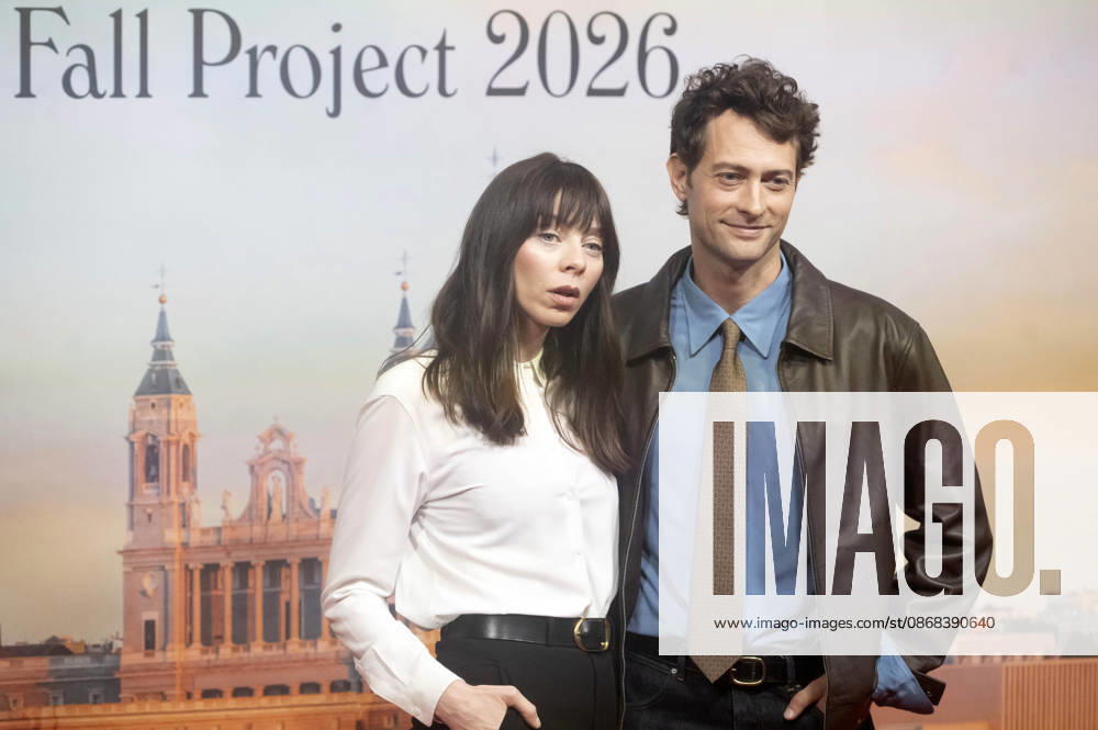 Alexi Wasser and Peter Vives at the official reception marking the start of filming for the Woody Allen Fall Project 2026 at the Teatros del Canal in Madrid, October 1, 2026 Foto:Fotografosx xFuturexImagex woody_6024