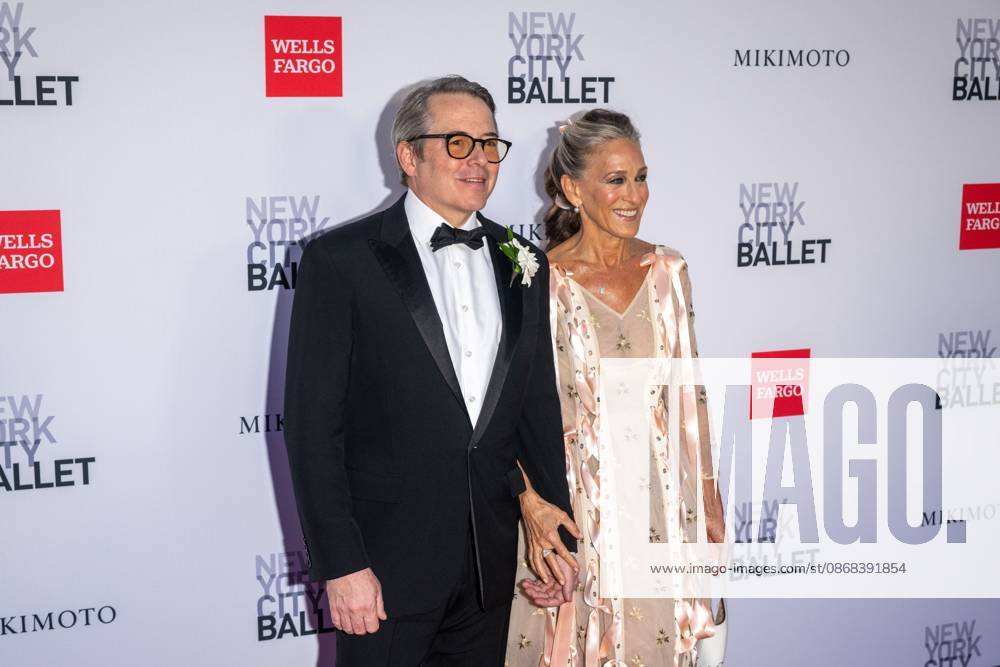 (L-R) Matthew Broderick and Sarah Jessica Parker attend.The New York City Ballet 2026 Fall Gala at David H. Koch Theater, Lincoln Center on October 01, 2026 in New York City. New York United States - ZUMAs197 20261001_aaa_s197_826