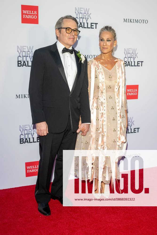(L-R) Matthew Broderick and Sarah Jessica Parker attend.The New York City Ballet 2026 Fall Gala at David H. Koch Theater, Lincoln Center on October 01, 2026 in New York City. New York United States - ZUMAs197 20261001_aaa_s197_805