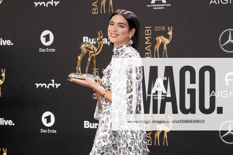 Dua Lipa at the Bambi 2018 award ceremony on 16 11 2018 in Berlin Bambi 2018 award ceremony in Berlin