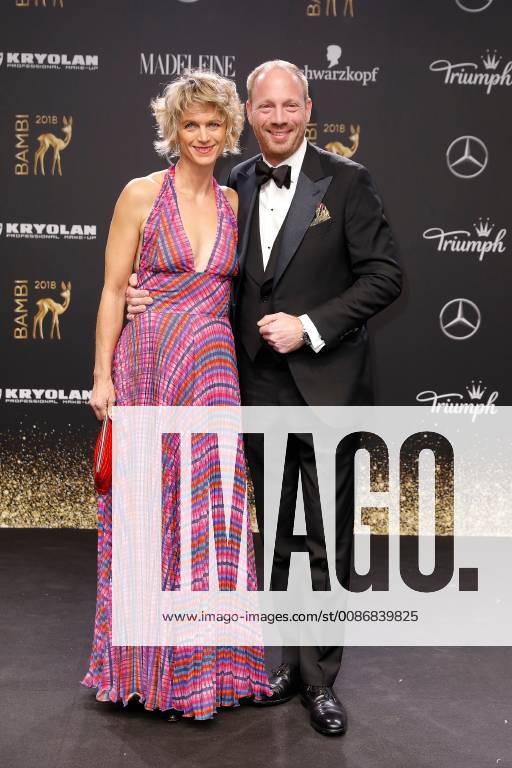 Johann von Bülow with his wife Katrin von Bülow at the Bambi 2018 award ceremony on 16 11 2018 in Berlin Bambi 2018 award ceremony in Berlin
