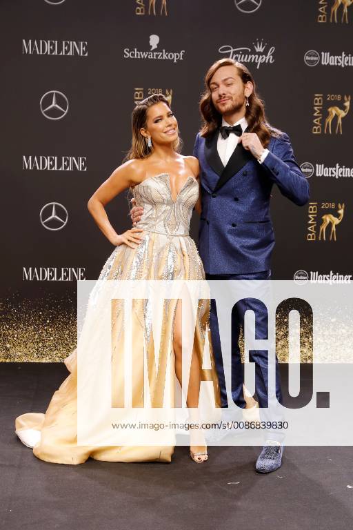 Sylvie Meis and Riccardo Simonetti at the Bambi 2018 award ceremony on 16 11 2018 in Berlin Bambi 2018 award ceremony in Berlin