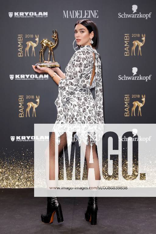 Dua Lipa at the Bambi 2018 award ceremony on 16 11 2018 in Berlin Bambi 2018 award ceremony in Berlin