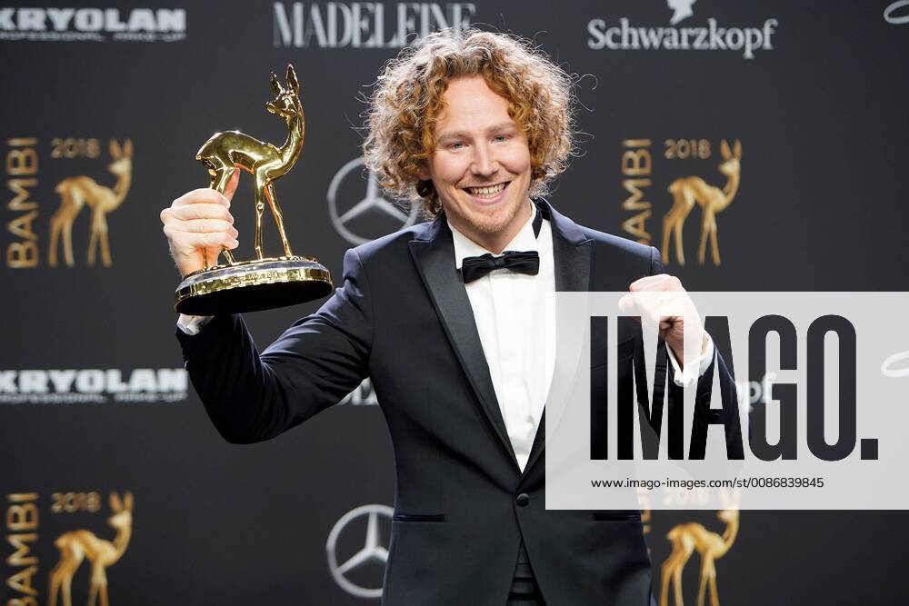 Michael Schulte at the Bambi 2018 award ceremony on 16 11 2018 in Berlin Bambi 2018 award ceremony in Berlin