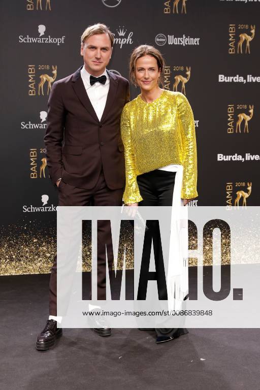 Lars Eidinger and Claudia Michelsen at the Bambi 2018 award ceremony on 16 11 2018 in Berlin Bambi 2018 award ceremony in Berlin