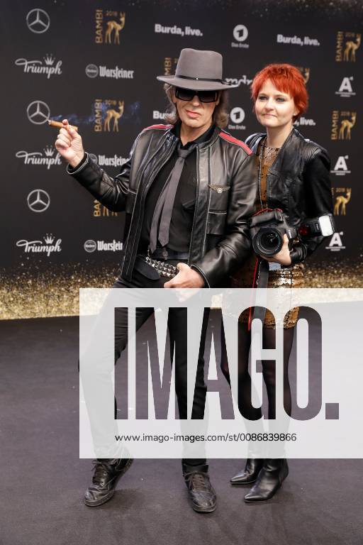 Udo Lindenberg and Tine Acke at the Bambi 2018 award ceremony on 16 11 2018 in Berlin Bambi 2018 award ceremony in Berlin