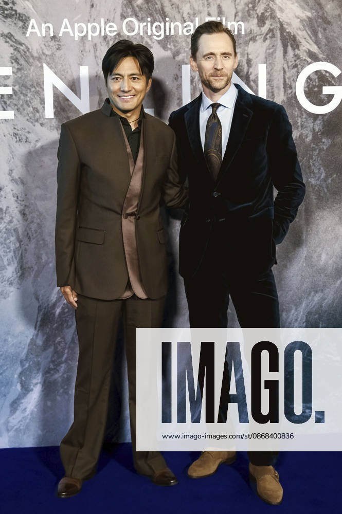 Genden Phuntsok and Tom Hiddleston at the gala screening of the Apple TV+ film *Tenzing* at the Curzon in Mayfair, London, October 1, 2026 Foto:xJ.xEdwardsx xFuturexImagex tenzing_6079