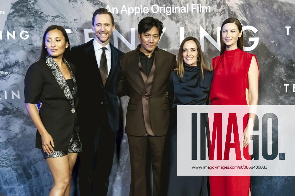 Thinley Lhamo, Tom Hiddleston, Genden Phuntsok, Jennifer Peedom, and Caitriona Balfe at the gala screening of the Apple TV+ film *Tenzing* at the Curzon in Mayfair, London, October 1, 2026 Foto:xJ.xEdwardsx xFuturexImagex tenzing_6082