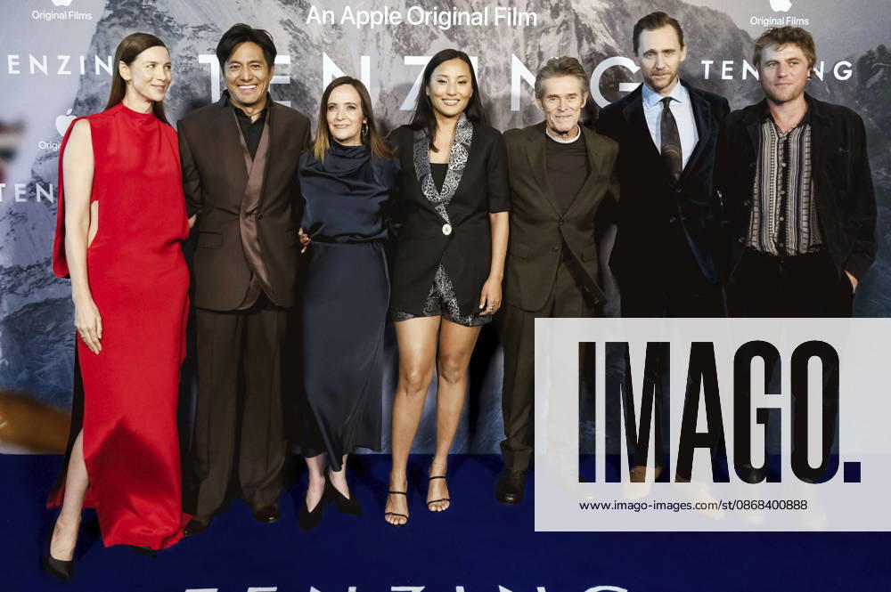 Caitriona Balfe, Genden Phuntsok, Jennifer Peedom, Thinley Lhamo, Willem Dafoe, Tom Hiddleston, and Johnny Flynn at the gala screening of the Apple TV+ film *Tenzing* at the Curzon in Mayfair, London, October 1, 2026 Foto:xJ.xEdwardsx xFuturexImagex tenzing_6083