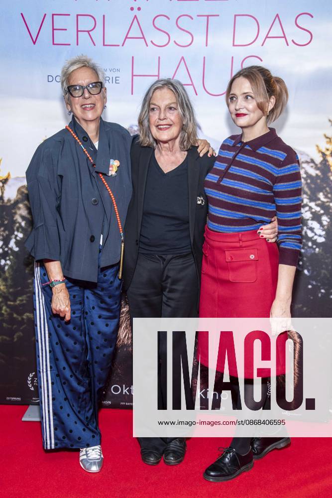 ABB FRAUWINKLER Doris Doerrie, Angela Winkler, and Laura Tonke on the red carpet at the special screening of the feature film *Frau Winkler Verlässt das Haus* at the Cinema Paris in Berlin on October 1, 2026, Berlin, Germany