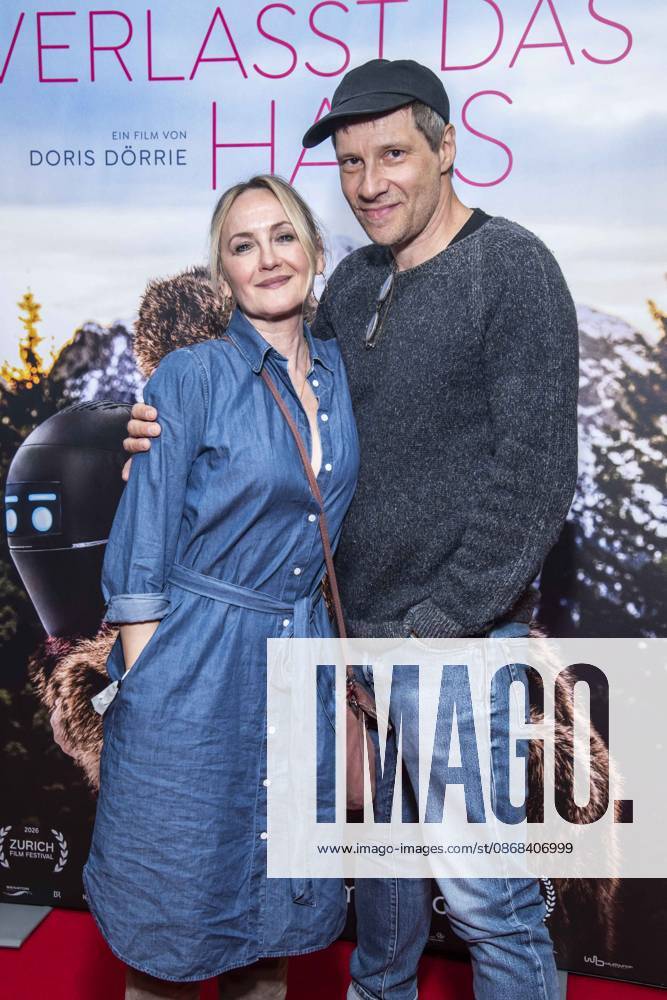 ABB FRAUWINKLER: Katharine Mehrling and Tilmar Kuhn on the red carpet at the special screening of the feature film *Frau Winkler verlässt das Haus* at the Cinema Paris in Berlin on October 1, 2026, Berlin, Germany