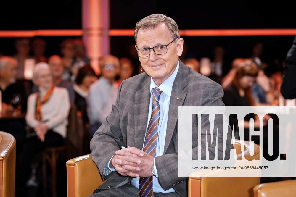 MDR Riverboat: Bundestag Vice President Bodo Ramelow during the taping of the MDR talk show Riverboat on October 2, 2026, at Mediacity Leipzig 20261002SFL0019