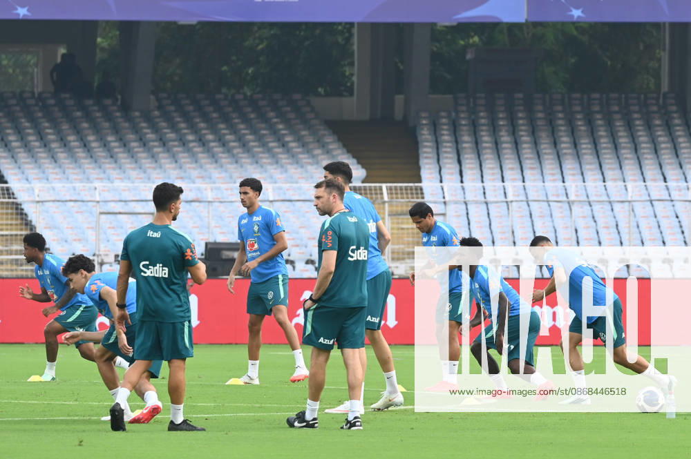Vinicius Junior of Brazil Men s National Football team during training session ahead of upcoming International Friendly match against India at Vivekananda Yuva Bharati (Salt Lake) Stadium on October 2, 2026 in Kolkata, India. (Photo by Samir Jana Hindustan Times ) Brazil National Football Team Arrive In Kolkata Ahead Of Their Match Against Indian Football Team