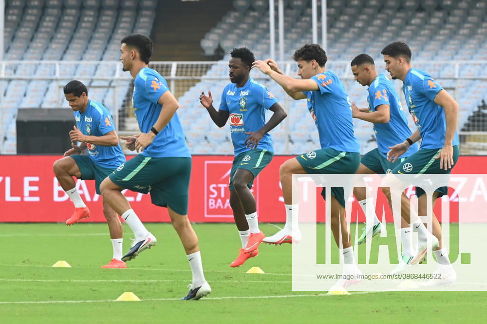 Vinicius Junior of Brazil Men s National Football team during training session ahead of upcoming International Friendly match against India at Vivekananda Yuva Bharati (Salt Lake) Stadium on October 2, 2026 in Kolkata, India. (Photo by Samir Jana Hindustan Times ) Brazil National Football Team Arrive In Kolkata Ahead Of Their Match Against Indian Football Team