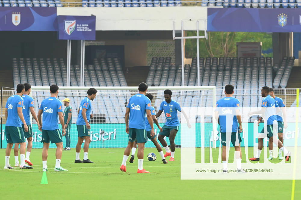 Vinicius Junior of Brazil Men s National Football team during training session ahead of upcoming International Friendly match against India at Vivekananda Yuva Bharati (Salt Lake) Stadium on October 2, 2026 in Kolkata, India. (Photo by Samir Jana Hindustan Times ) Brazil National Football Team Arrive In Kolkata Ahead Of Their Match Against Indian Football Team