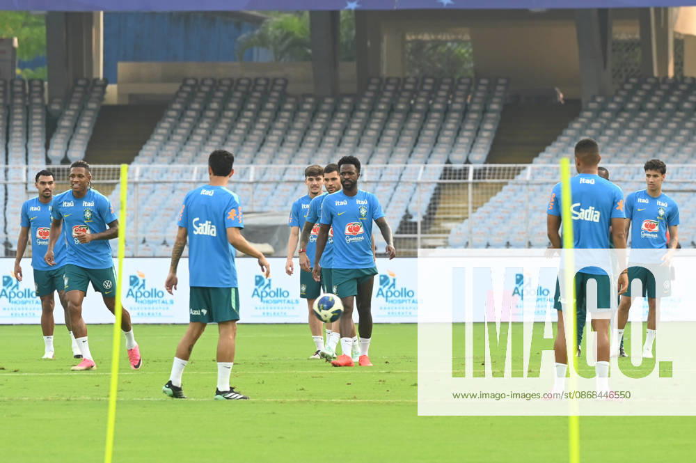 Vinicius Junior of Brazil Men s National Football team during training session ahead of upcoming International Friendly match against India at Vivekananda Yuva Bharati (Salt Lake) Stadium on October 2, 2026 in Kolkata, India. (Photo by Samir Jana Hindustan Times ) Brazil National Football Team Arrive In Kolkata Ahead Of Their Match Against Indian Football Team