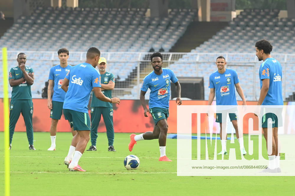Vinicius Junior of Brazil Men s National Football team during training session ahead of upcoming International Friendly match against India at Vivekananda Yuva Bharati (Salt Lake) Stadium on October 2, 2026 in Kolkata, India. (Photo by Samir Jana Hindustan Times ) Brazil National Football Team Arrive In Kolkata Ahead Of Their Match Against Indian Football Team