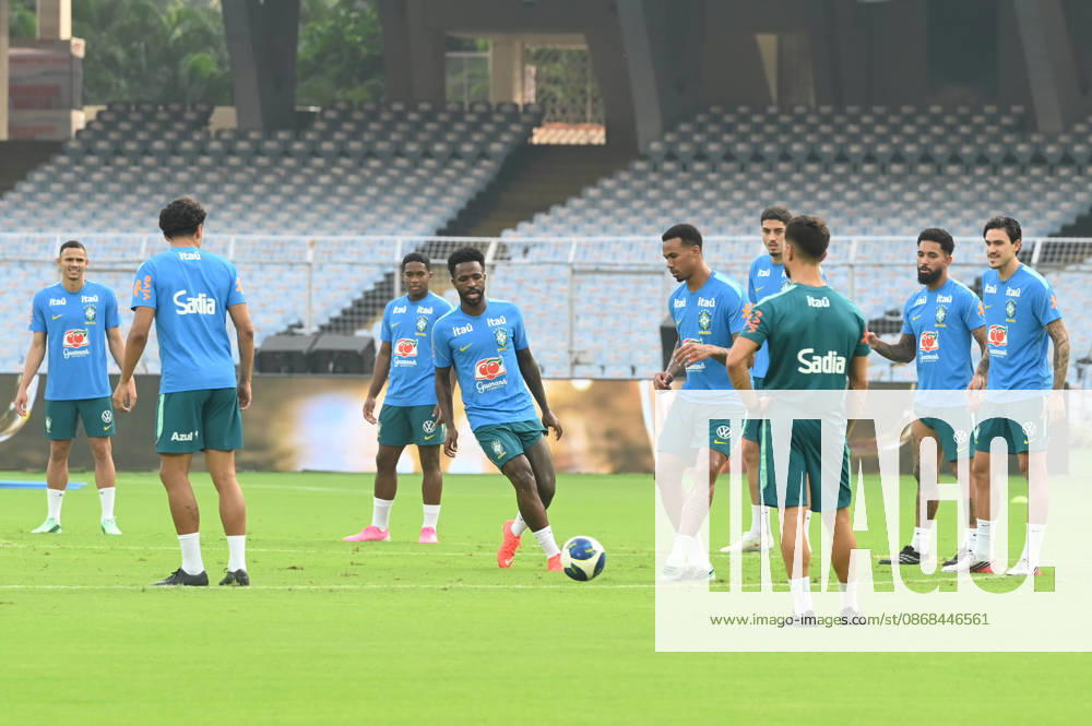Vinicius Junior of Brazil Men s National Football team during training session ahead of upcoming International Friendly match against India at Vivekananda Yuva Bharati (Salt Lake) Stadium on October 2, 2026 in Kolkata, India. (Photo by Samir Jana Hindustan Times ) Brazil National Football Team Arrive In Kolkata Ahead Of Their Match Against Indian Football Team