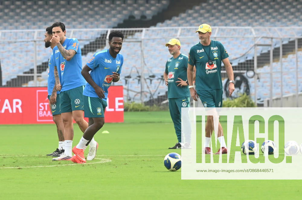 Vinicius Junior of Brazil Men s National Football team during training session ahead of upcoming International Friendly match against India at Vivekananda Yuva Bharati (Salt Lake) Stadium on October 2, 2026 in Kolkata, India. (Photo by Samir Jana Hindustan Times ) Brazil National Football Team Arrive In Kolkata Ahead Of Their Match Against Indian Football Team