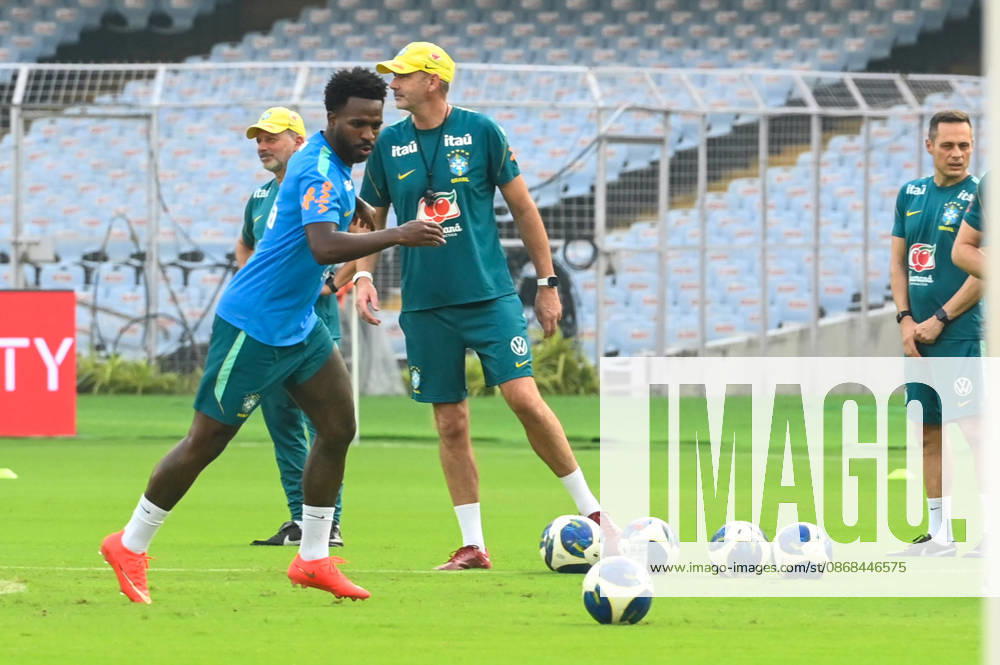 Vinicius Junior of Brazil Men s National Football team during training session ahead of upcoming International Friendly match against India at Vivekananda Yuva Bharati (Salt Lake) Stadium on October 2, 2026 in Kolkata, India. (Photo by Samir Jana Hindustan Times ) Brazil National Football Team Arrive In Kolkata Ahead Of Their Match Against Indian Football Team