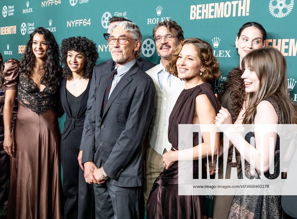 Stephanie Sigman, Kaya Ralls, Tony Gilroy, Pedro Pascal, Margarita Levieva, Eva Victor and Alexa Swinton attend screening of Behemoth at annual NYFF64 at Alice Tully Hall at Lincoln Center in New York, NY on October 2, 2026. Bronx USA - ZUMAr339 20261002_znp_r339_073