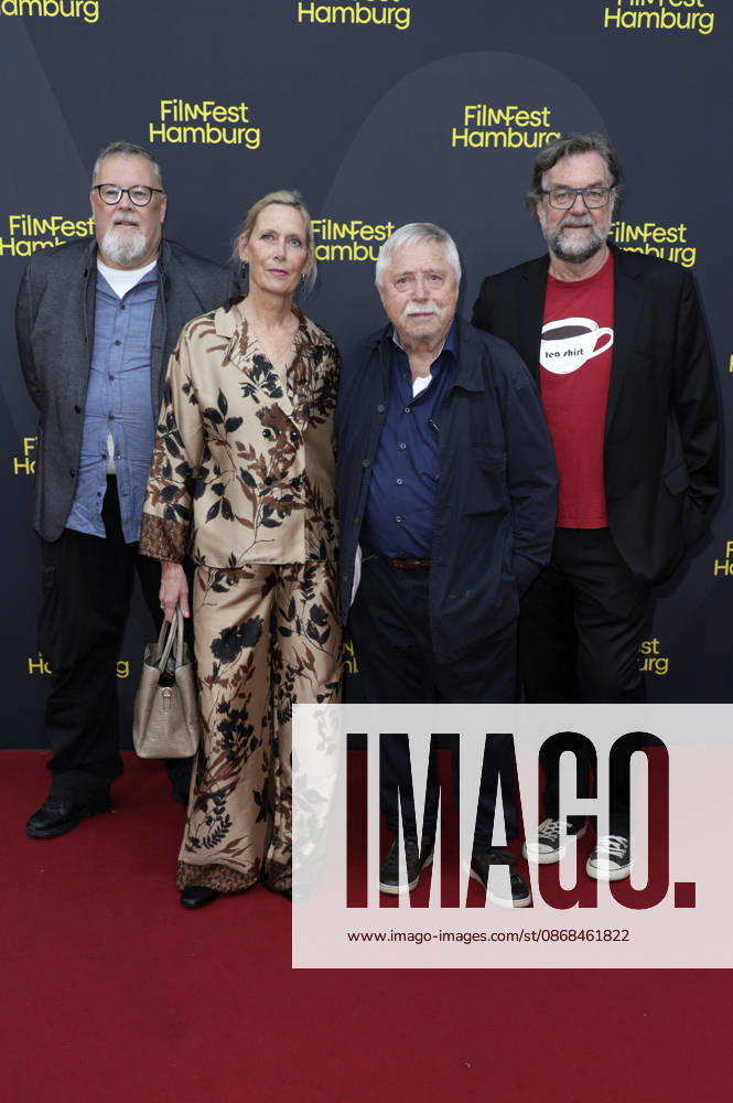 Dirk Kämper, Pamela Biermann, Wolf Biermann, and Jens Meurer at the premiere of the documentary *Biermann* at the 34th Filmfest Hamburg 2026 at Cinemaxx Dammtor in Hamburg, October 2, 2026 Foto:xFuturexImagex biermann_6052