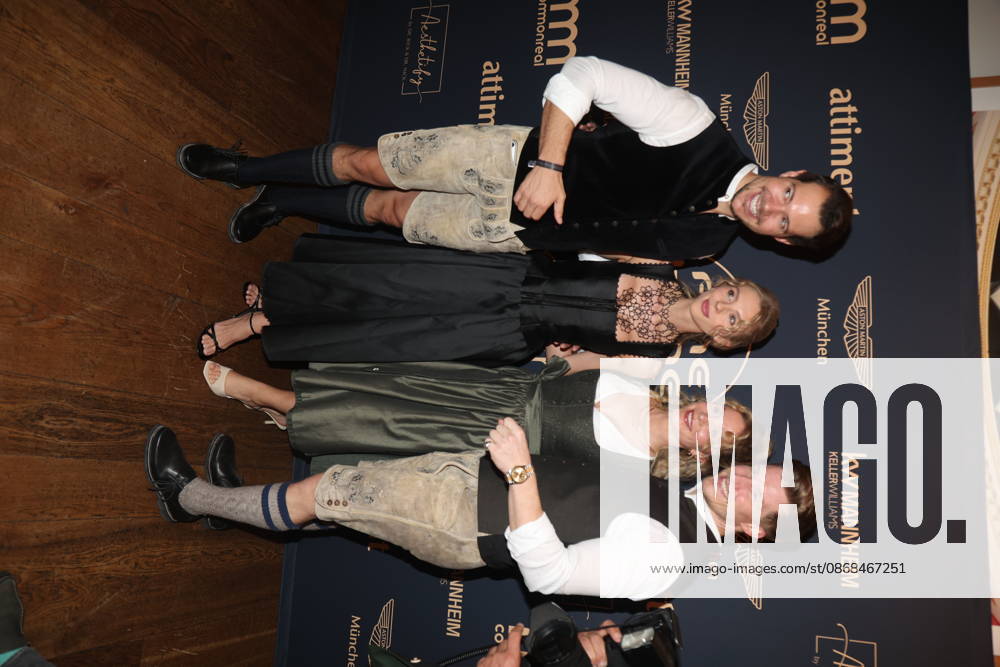 Henrik Heüveldop, aka Dr. Rick, and Dominik Bettray, aka Dr. Nick, along with their guests at the 2 Fine Time Business Club Oktoberfest 2026 at the Käfer Stammhaus in Munich