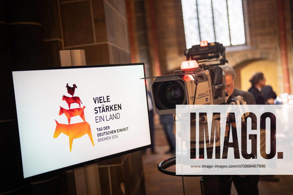 Ecumenical service at St. Petri Cathedral Fujifilm Fujinon Digipower 27 HD; ZDF will broadcast the service live using state-of-the-art technology Official central celebrations for German Unity Day 2026 in Bremen, Bremen, Germany, downtown