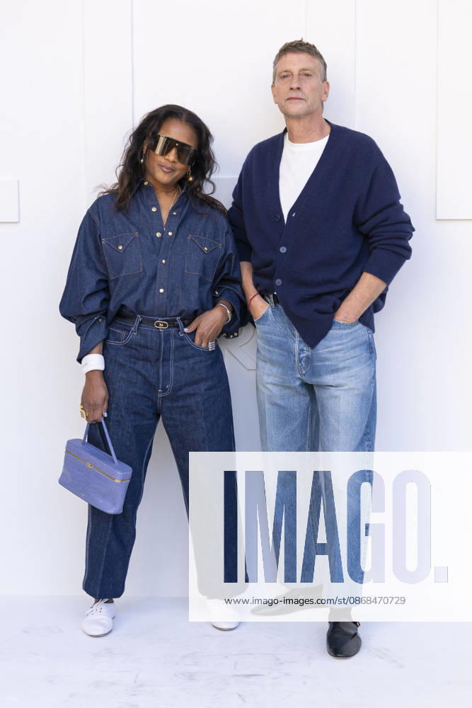 Patrice Rushen and Andrew Hale at the photocall for the Céline Spring Summer 2027 Women’s Ready-to-Wear collection during Paris Fashion Week (PFW) at the National Archives Museum in Paris, France, on October 3, 2026. Olivier Borde, Bestimage. Photocall at the Céline fashion show as part of Paris RTW Spring Summer 2027 Fashion Week, held at the Musée National des Archives on October 3, 2026, in Paris, France. Paris, France