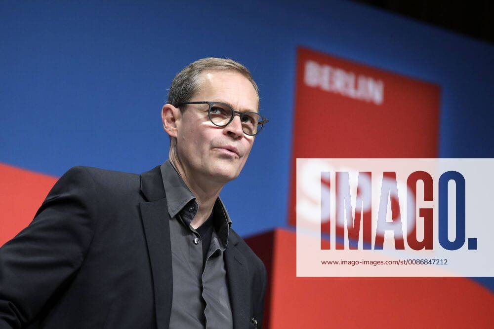 Michael Müller SPD State Chairman and Governing Mayor of Germany Berlin Maritim Hotel Berlin SPD State Party Conference 16 and 17 November 2018