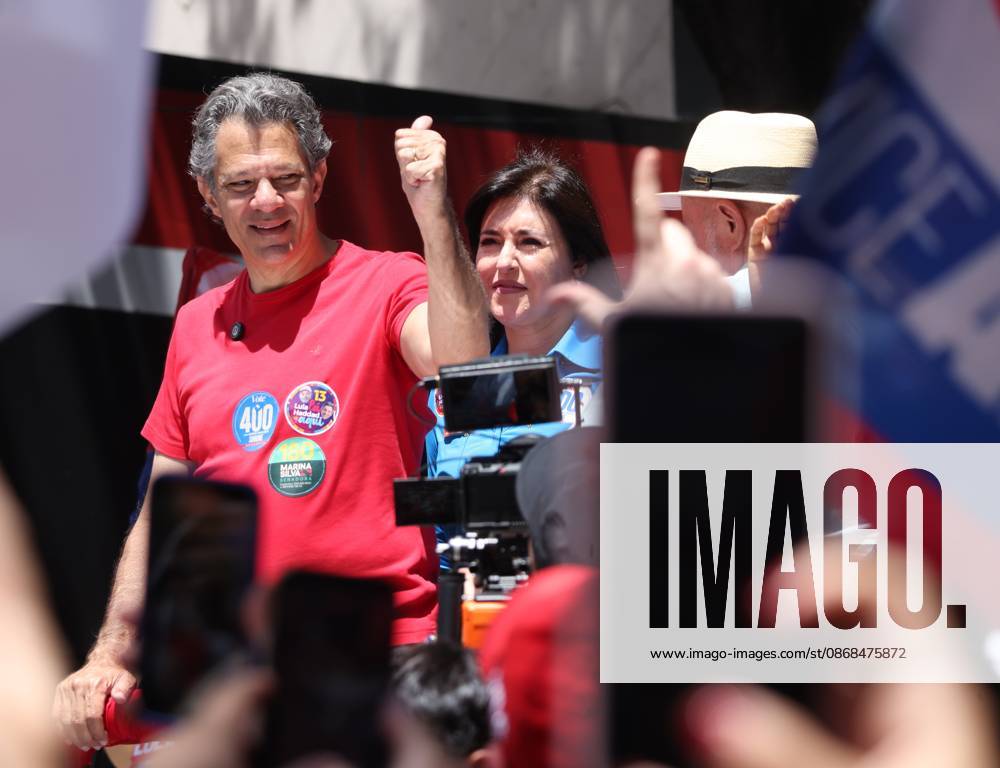 Lula takes a walk along Paulista Avenue and continues along Augusta Street. Sao Paulo (SP), October 3, 2026 2026 Elections Lula President and candidate for re-election Luiz Inacio Lula da Silva (PT) participates in a walk on Paulista Avenue, in Sao Paulo, in the last campaign event before the first round of elections. The mobilization continues along Augusta Street towards Roosevelt Square. Lula is accompanied by allies, including Fernando Haddad, Geraldo Alckmin, Marina Silva, and Simone Tebet.(Foto: Leco Viana Thenews2 imago images) Lula takes a walk along Paulista Avenue and continues along Augusta Street.
