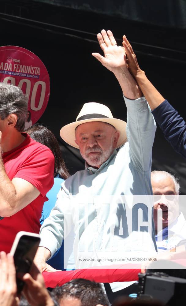 Lula takes a walk along Paulista Avenue and continues along Augusta Street. Sao Paulo (SP), October 3, 2026 2026 Elections Lula President and candidate for re-election Luiz Inacio Lula da Silva (PT) participates in a walk on Paulista Avenue, in Sao Paulo, in the last campaign event before the first round of elections. The mobilization continues along Augusta Street towards Roosevelt Square. Lula is accompanied by allies, including Fernando Haddad, Geraldo Alckmin, Marina Silva, and Simone Tebet.(Foto: Leco Viana Thenews2 imago images) Lula takes a walk along Paulista Avenue and continues along Augusta Street.