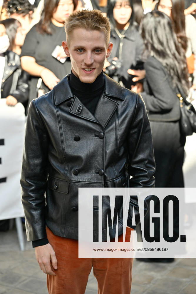 PFW Celine Outside Arrivals Valentin Campagne arriving at the Celine show during Paris Fashion Week, in Paris, France on 3 October 2026. Photo by Julien Reynaud APS-Medias ABACAPRESS.COM Paris France