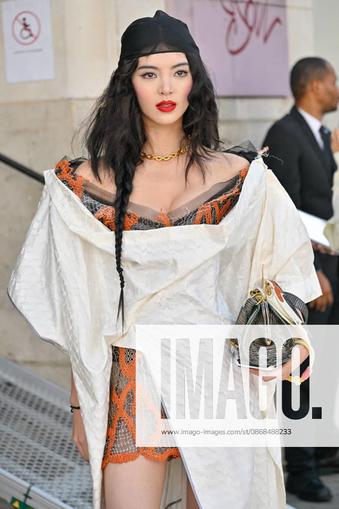 PFW Vivienne Westwood Outside Arrivals Guest arriving at the Vivienne Westwood show during Paris Fashion Week, in Paris, France on 3 October 2026. Photo by Julien Reynaud APS-Medias ABACAPRESS.COM Paris France