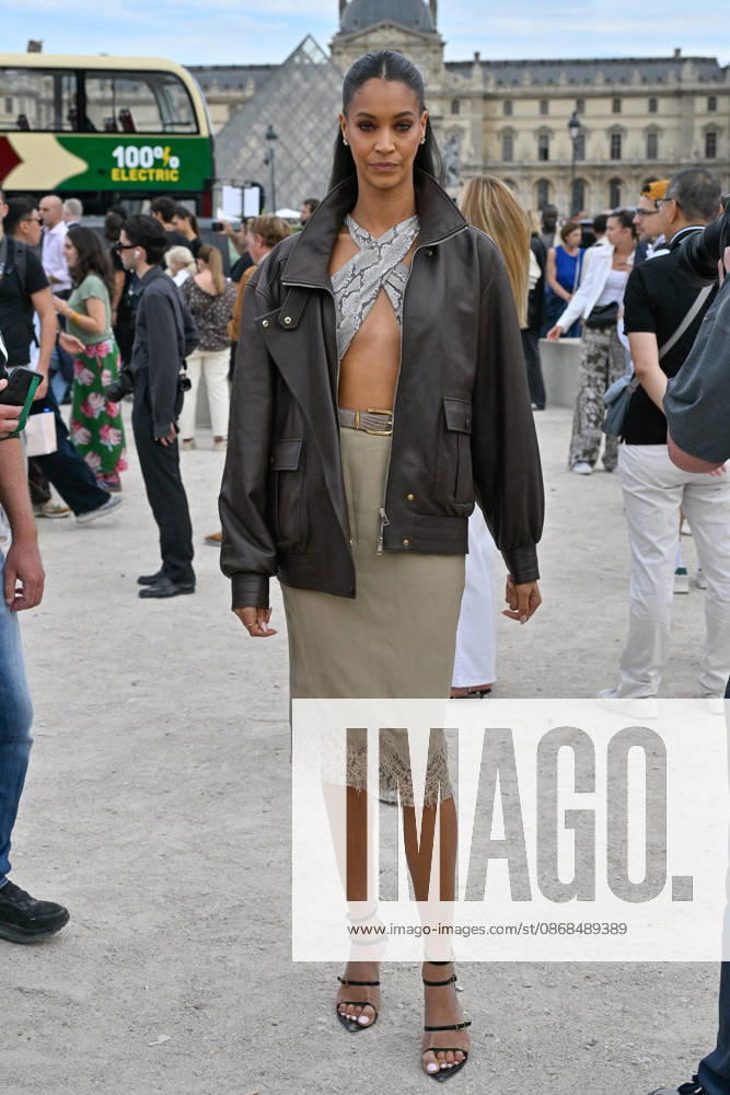 PFW Elie Saab Outside Arrivals Chantal Monaghan arriving at the Elie Saab show during Paris Fashion Week, in Paris, France on 3 October 2026. Photo by Julien Reynaud APS-Medias ABACAPRESS.COM Paris France