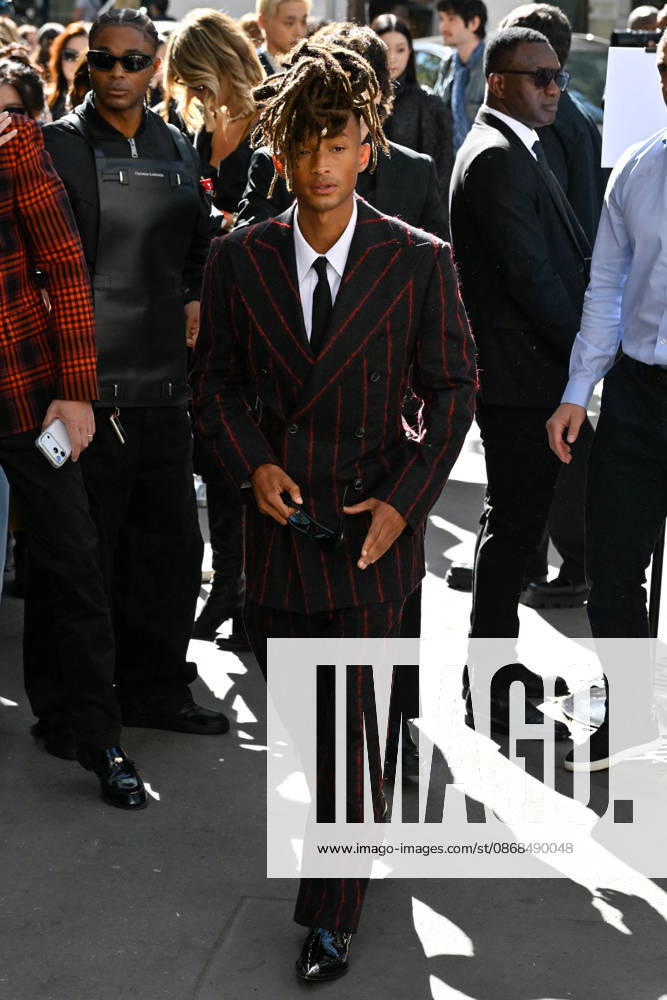 PFW Vivienne Westwood Outside Arrivals Jaden Smith arriving at the Vivienne Westwood show during Paris Fashion Week, in Paris, France on 3 October 2026. Photo by Julien Reynaud APS-Medias ABACAPRESS.COM Paris France